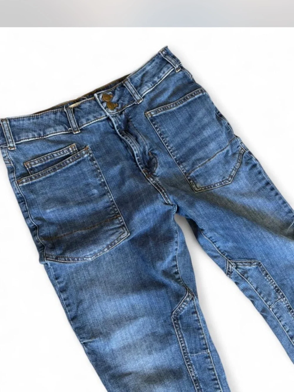 Pilcro The Wanderer Relaxed Seamed Jeans - Size 30 - Anthropologie - Picture 4 of 8